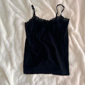 Lace black cami